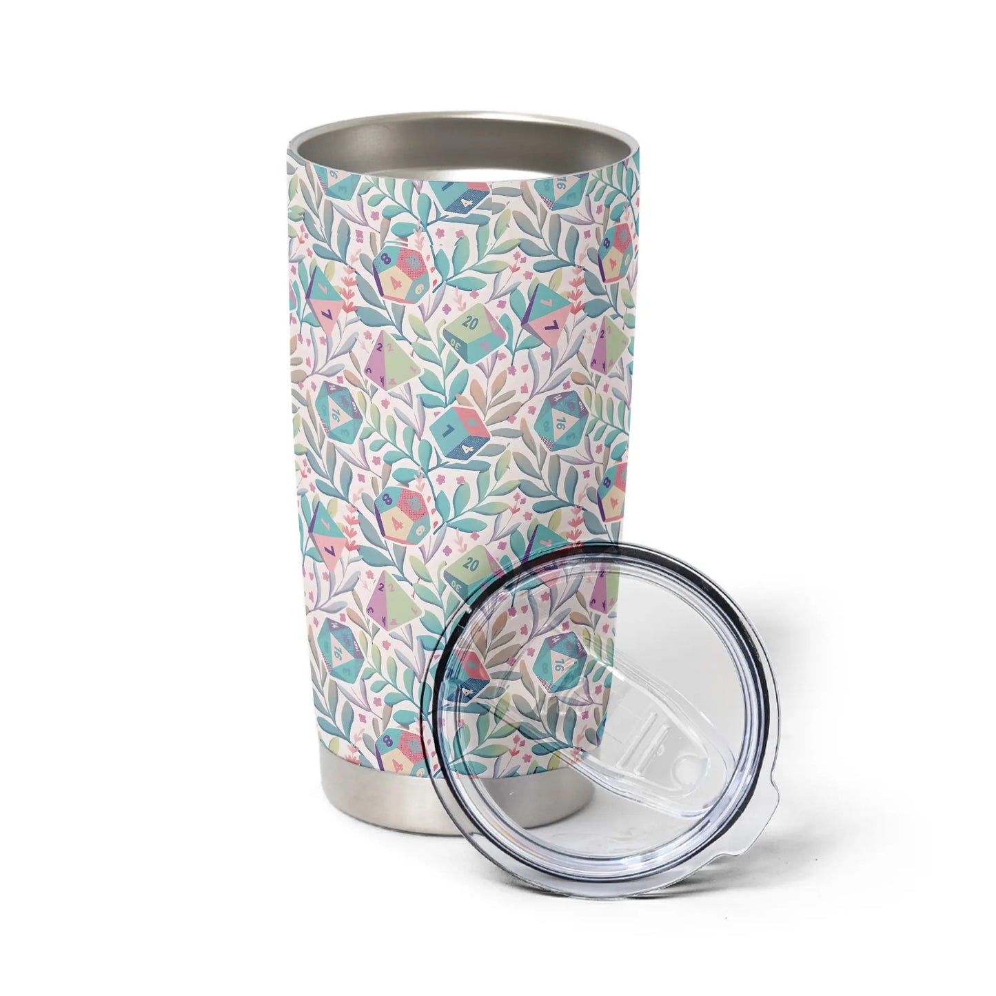 Soft Flower Dice Tumbler