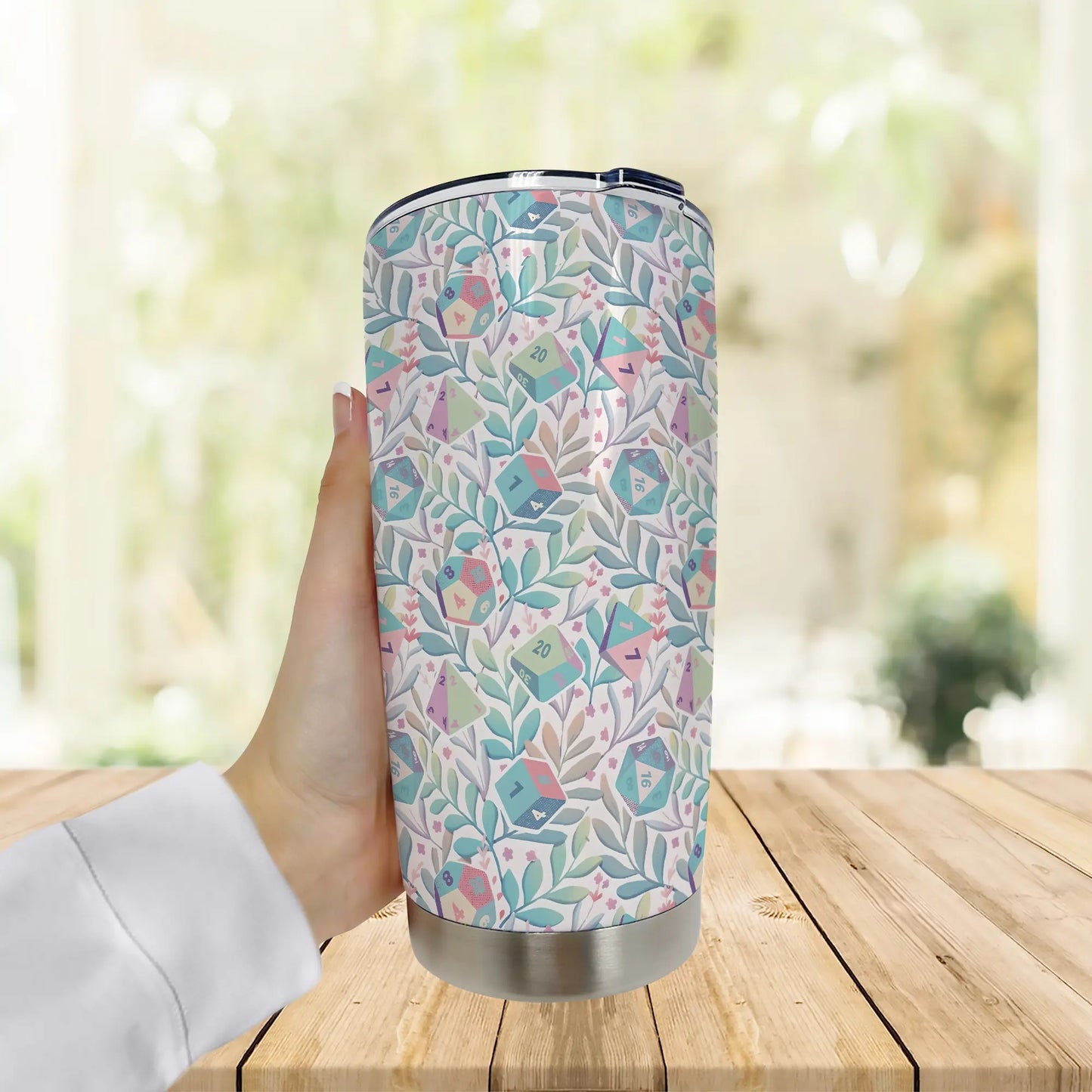 Soft Flower Dice Tumbler