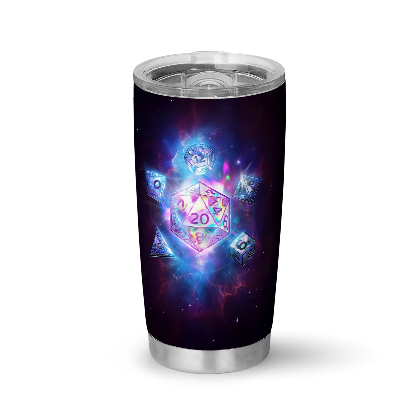 Dice In Galaxy Tumbler