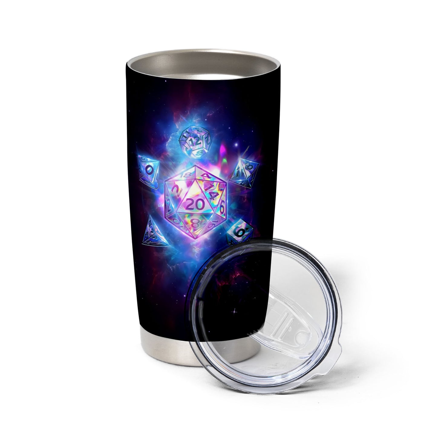 Dice In Galaxy Tumbler