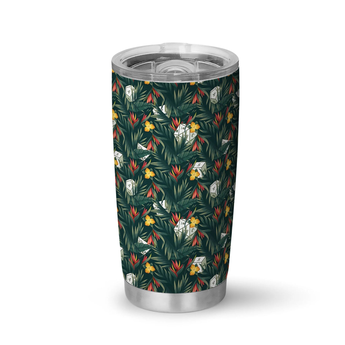 Tropical Dice Pattern Tumbler