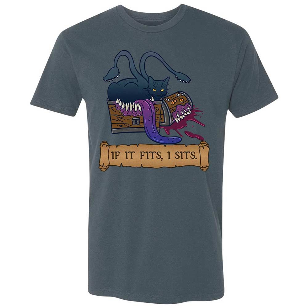 If It Fits I Sits Premium Unisex T-Shirt - Indigo - 21