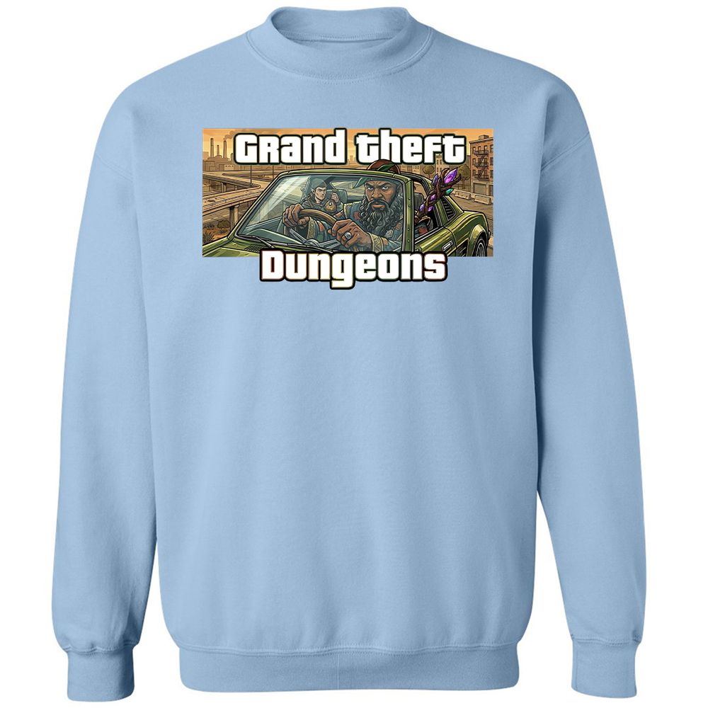 Grand Theft Dungeons Classic Unisex Sweatshirt - Light Blue - 21