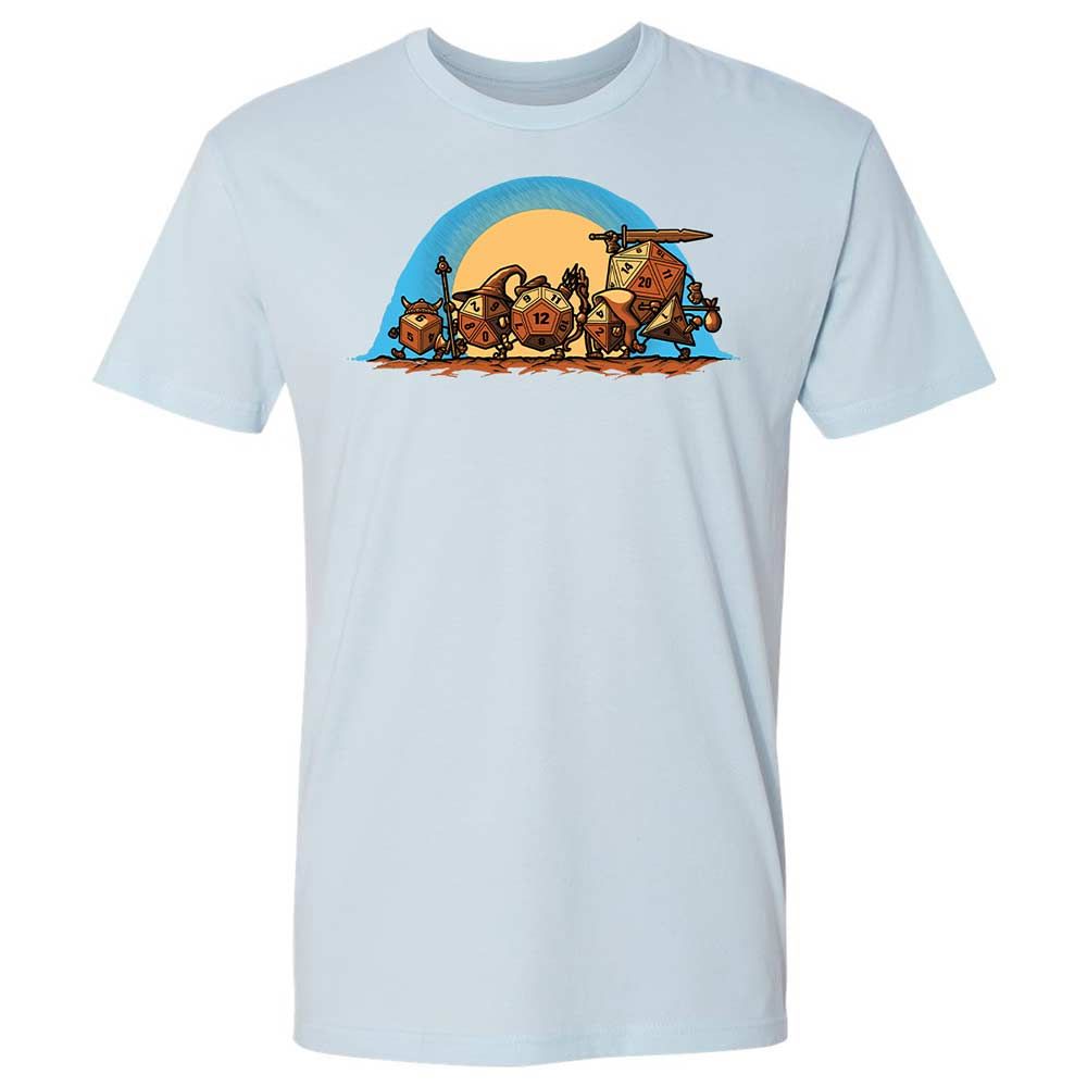 The Fellowship Of The Dice Premium Unisex T-Shirt - Light Blue - 21
