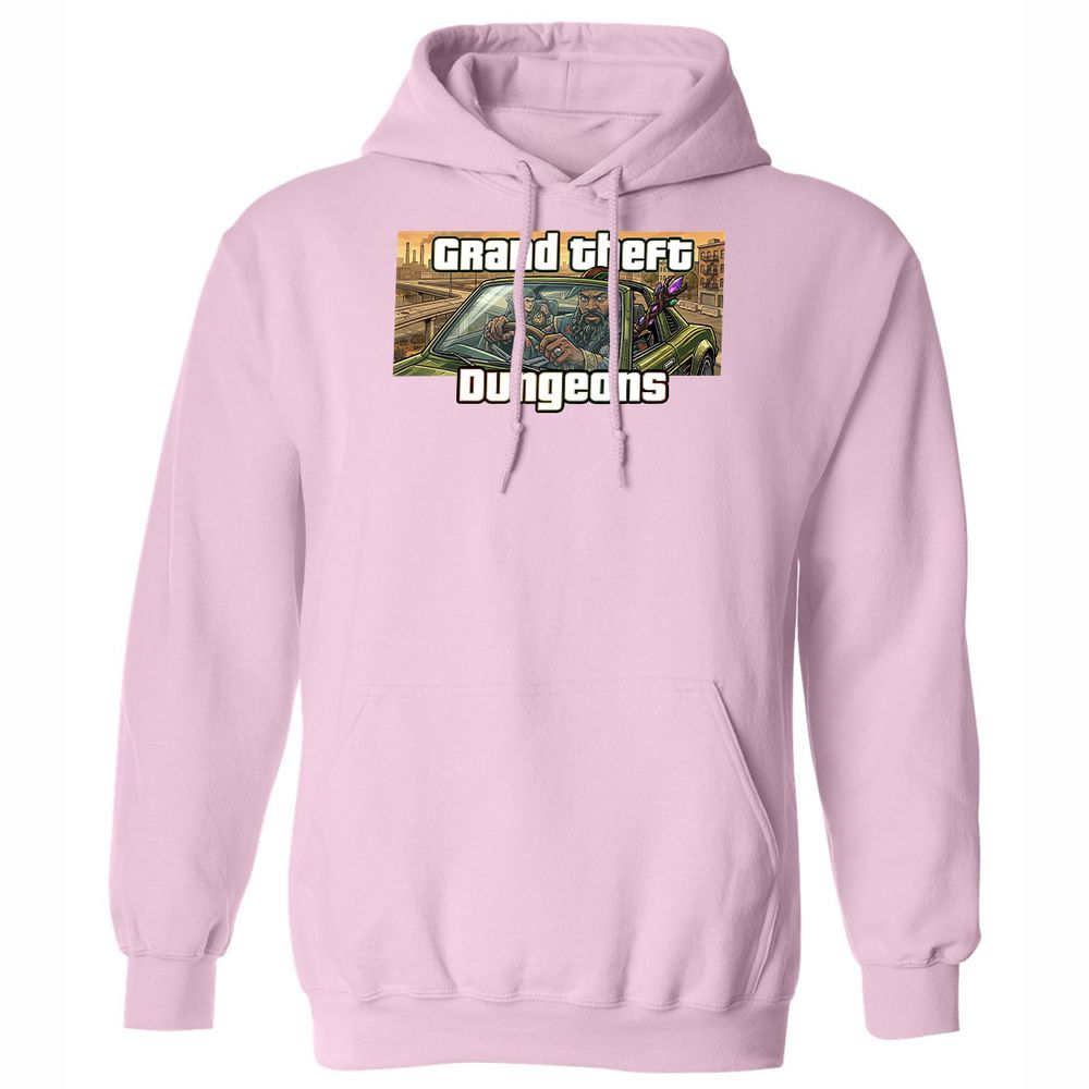 Grand Theft Dungeons Classic Unisex Hoodie - Light Pink - 21