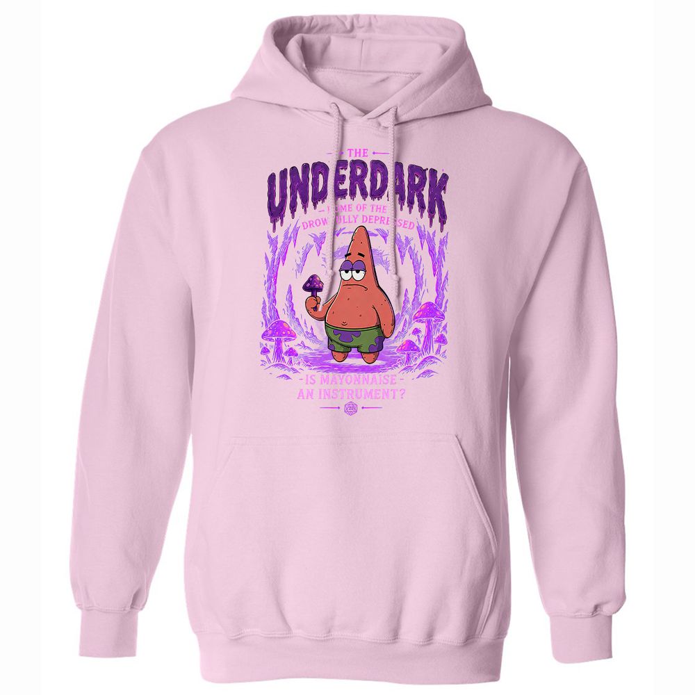 The Underdark Classic Unisex Hoodie - Light Pink - 21