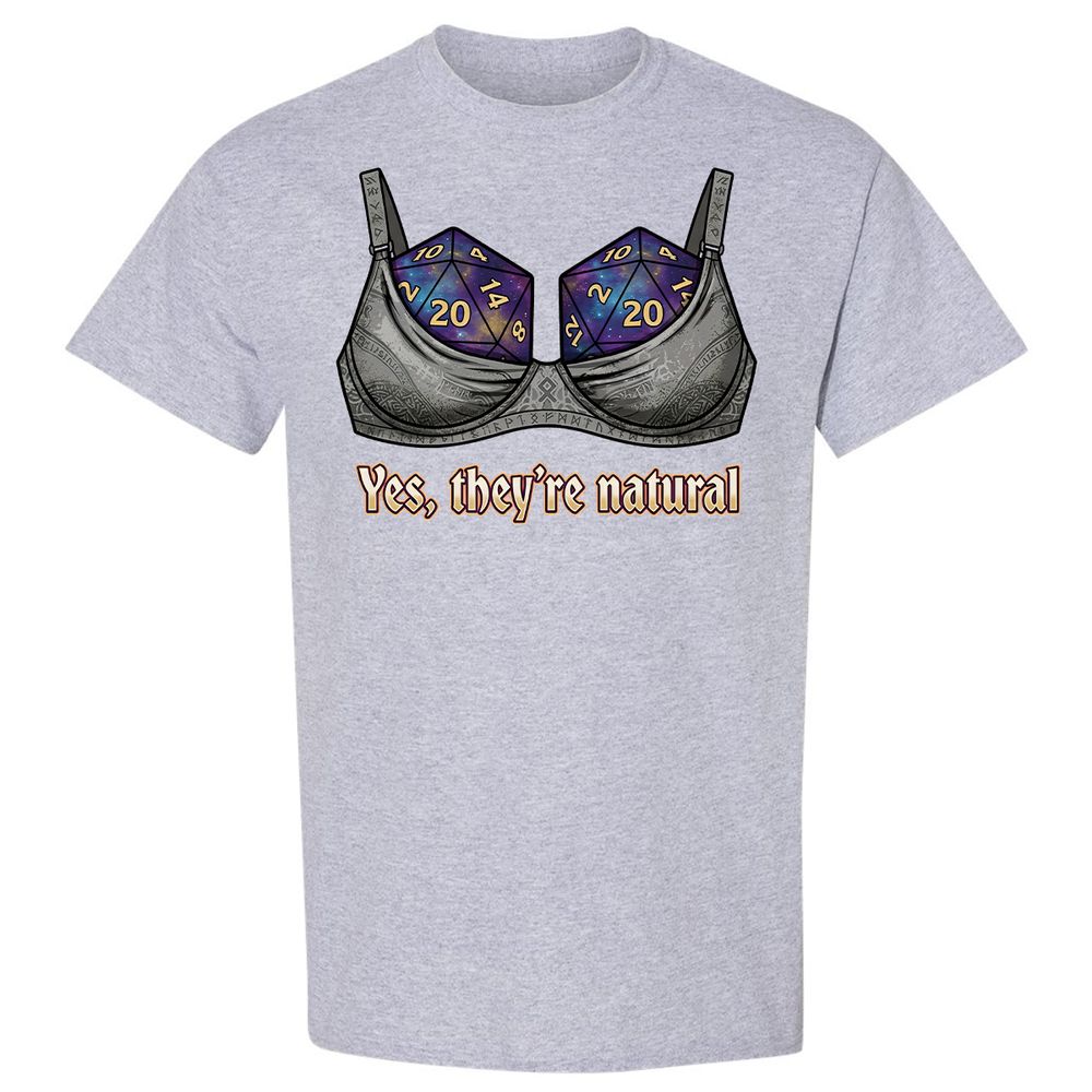 They Are Natural Nat20 Classic Unisex T-Shirt - Sport Grey - 21