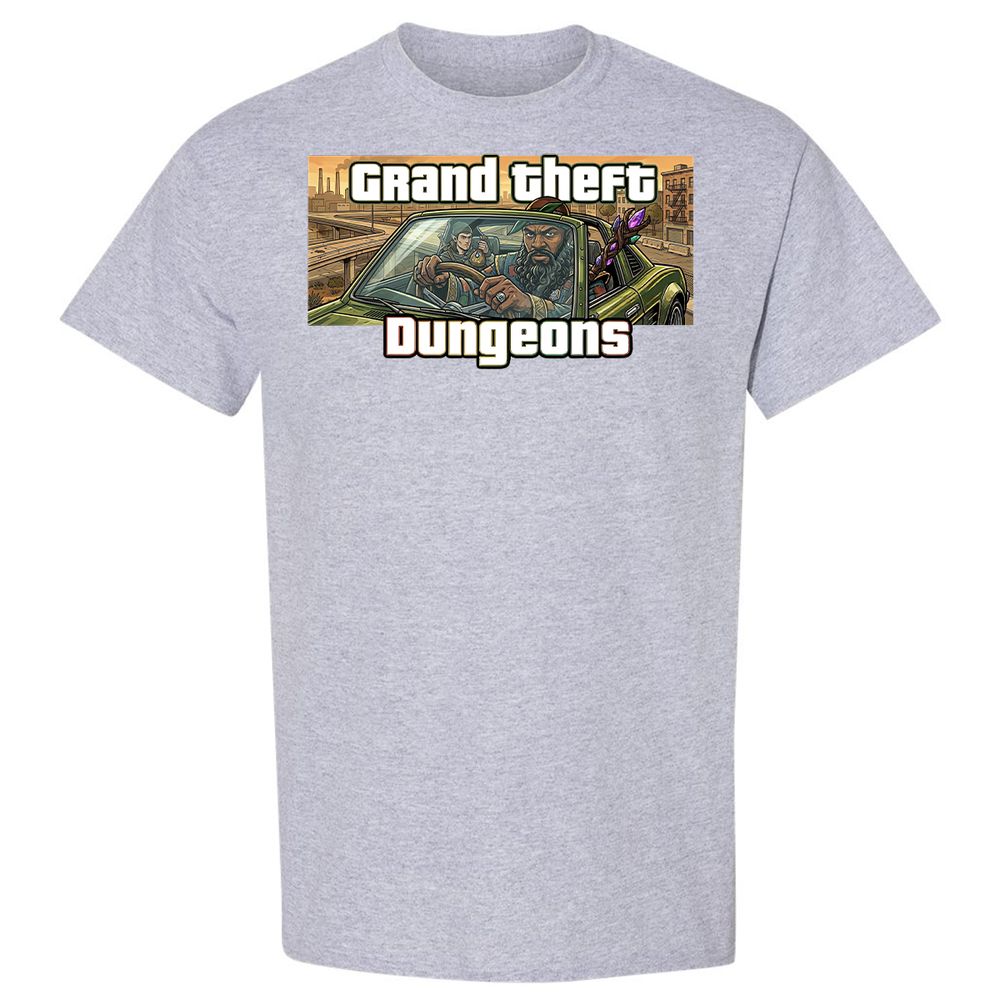 Grand Theft Dungeons Classic Unisex T-Shirt - Sport Grey - 21
