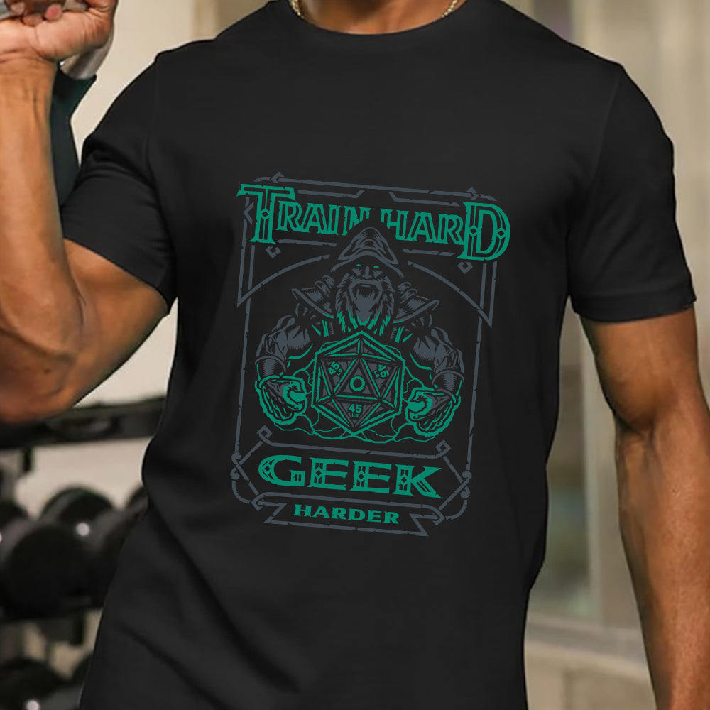 Train Hard, Geek Harder Classic Unisex T-Shirt