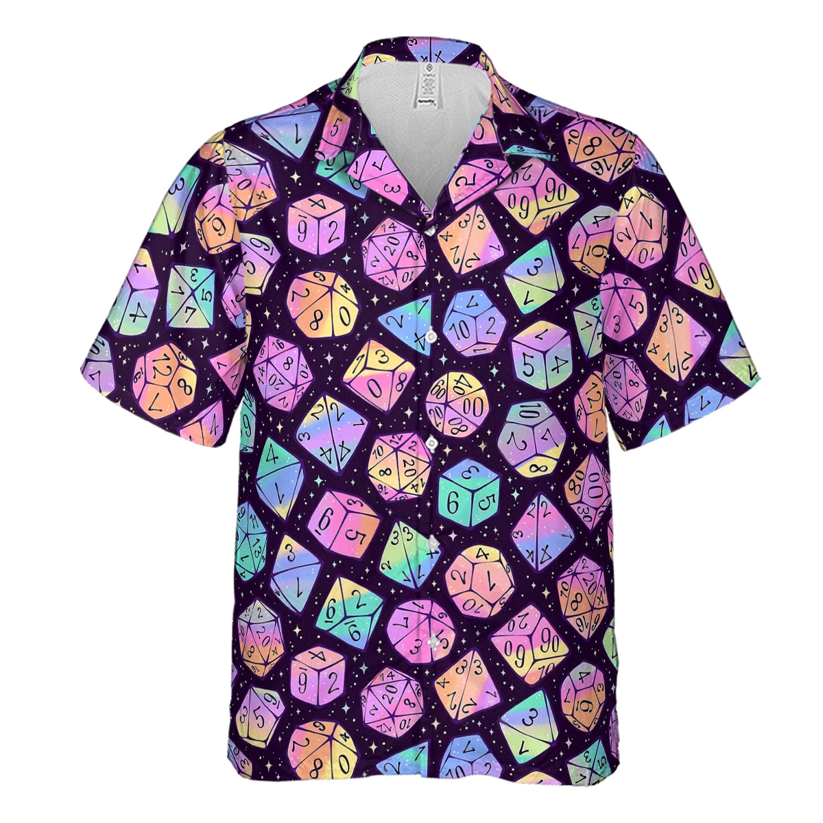 Magic Dice Dark Rainbow Hawaiian Shirt