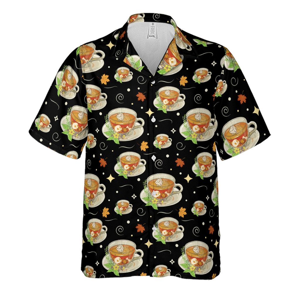Cute Dnd Fall Tea Hawaiian Shirt -  - 2
