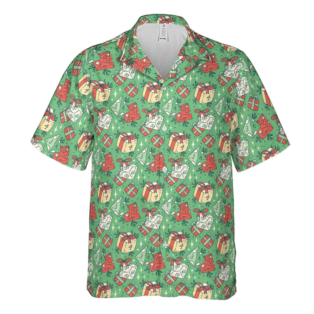 Christmas Dice Gift Hawaiian Shirt -  - 2