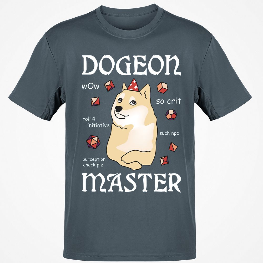 Dogeon Master T-Shirt - Charcoal - 3