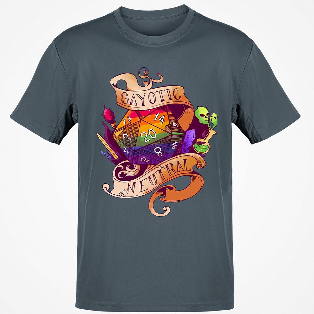 Gayotic Neutral Classic Unisex T-Shirt - Charcoal - 3