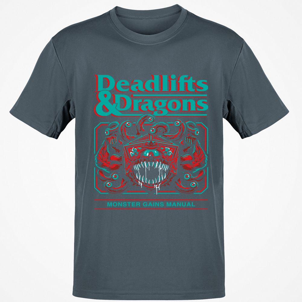 Deadlifts & Dragons Beholder - Charcoal - 3