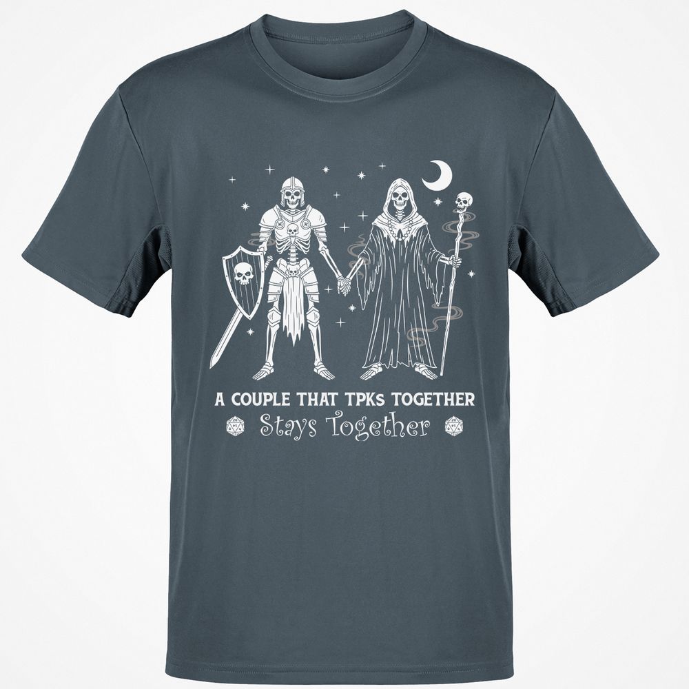 TPK Love – Skeleton Couple - Charcoal - 3