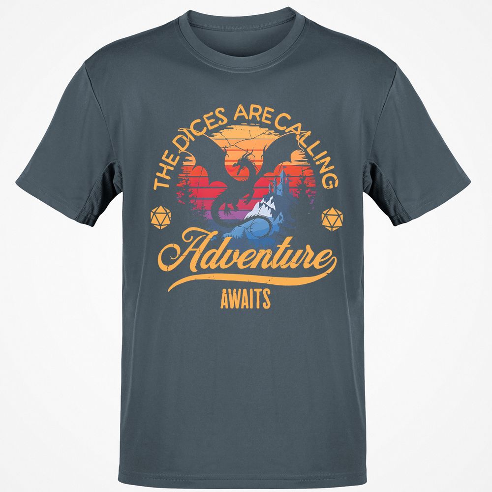 The Dices Are Calling Classic Unisex T-Shirt - Charcoal - 3