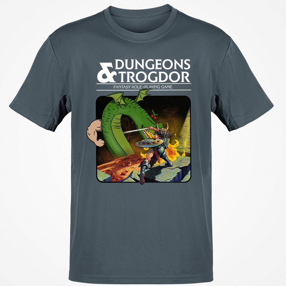 Trogdor Classic Unisex T-Shirt - Charcoal - 3