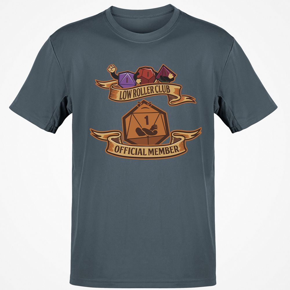 Low Roller Club Classic Unisex T-Shirt - Charcoal - 3