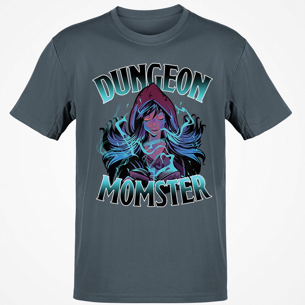 Dungeon Momster Classic Unisex T-Shirt - Charcoal - 3