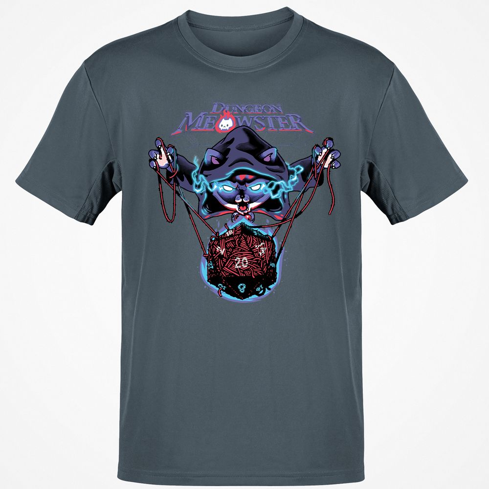 Dungeon Meowster T-Shirt - Charcoal - 3