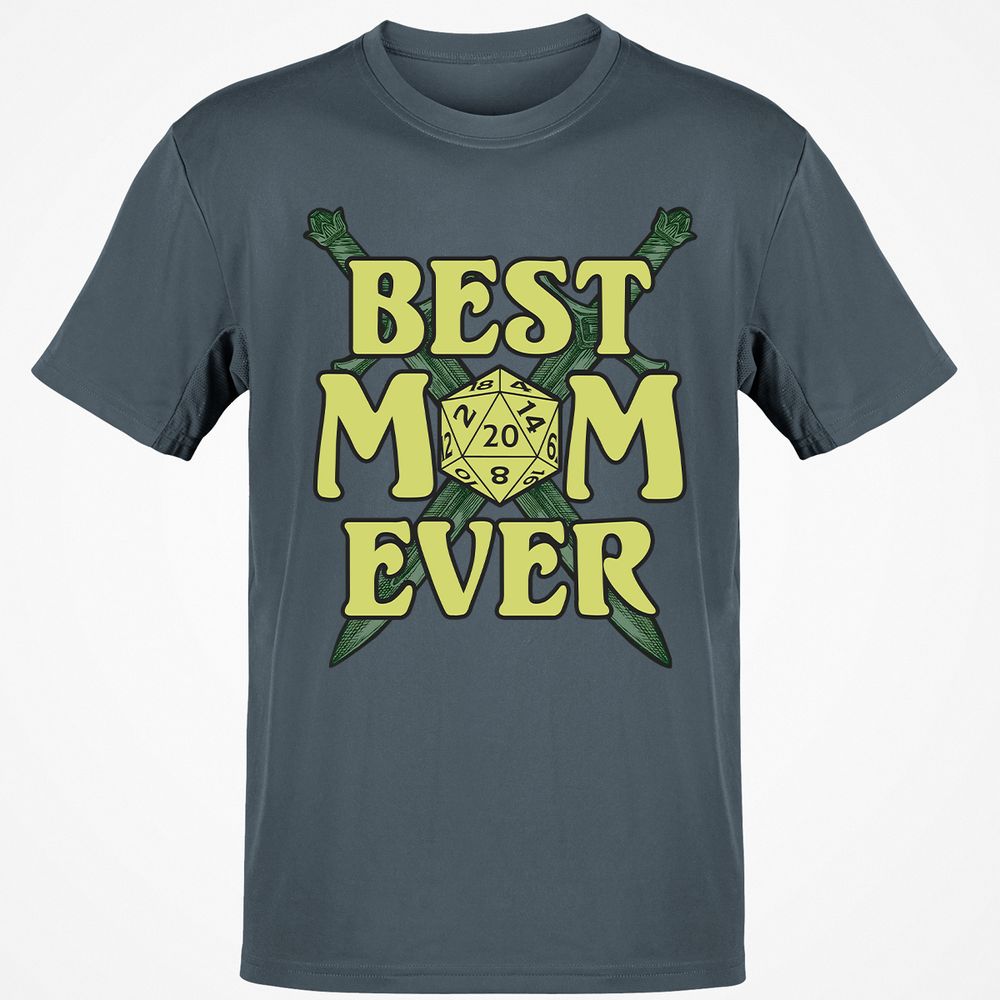 Best Mom Ever Classic Unisex T-Shirt - Charcoal - 3