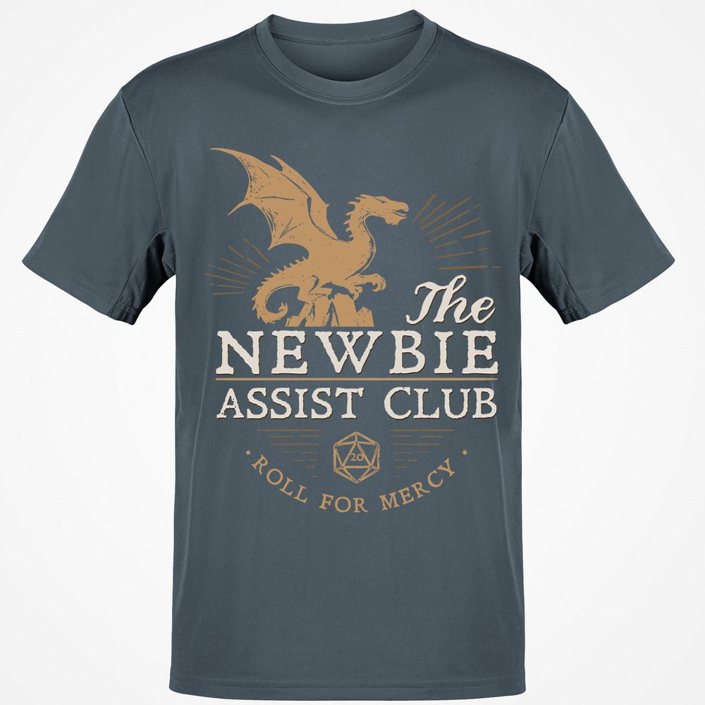 The Newbie Assist Club Classic Unisex T-Shirt - Charcoal - 3