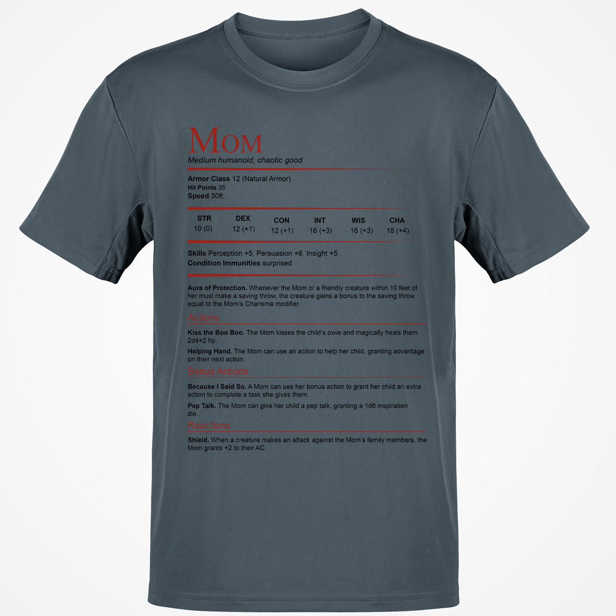 Mom Stats Block Classic Unisex T-Shirt