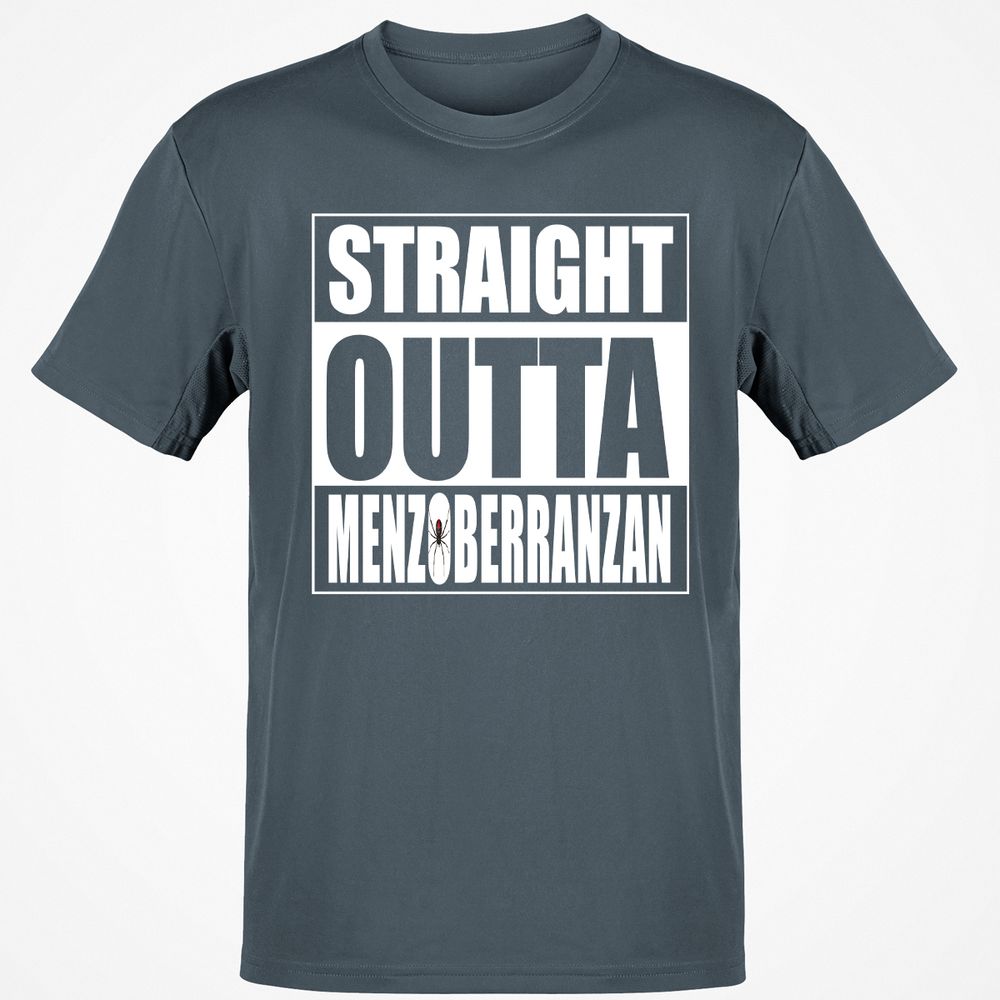 Straight Outta Menzoberranzan Classic Unisex T-Shirt - Charcoal - 3