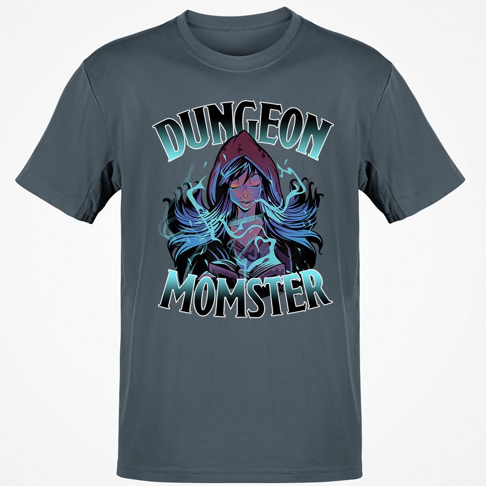Dungeon Momster T-Shirt - Charcoal - 3