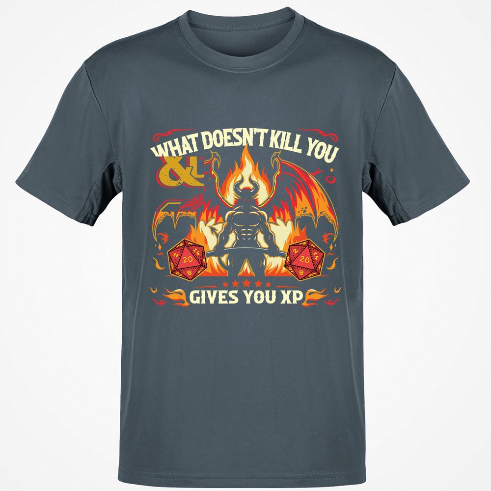 What Doesn’t Kill You Gives You XP - Charcoal - 3