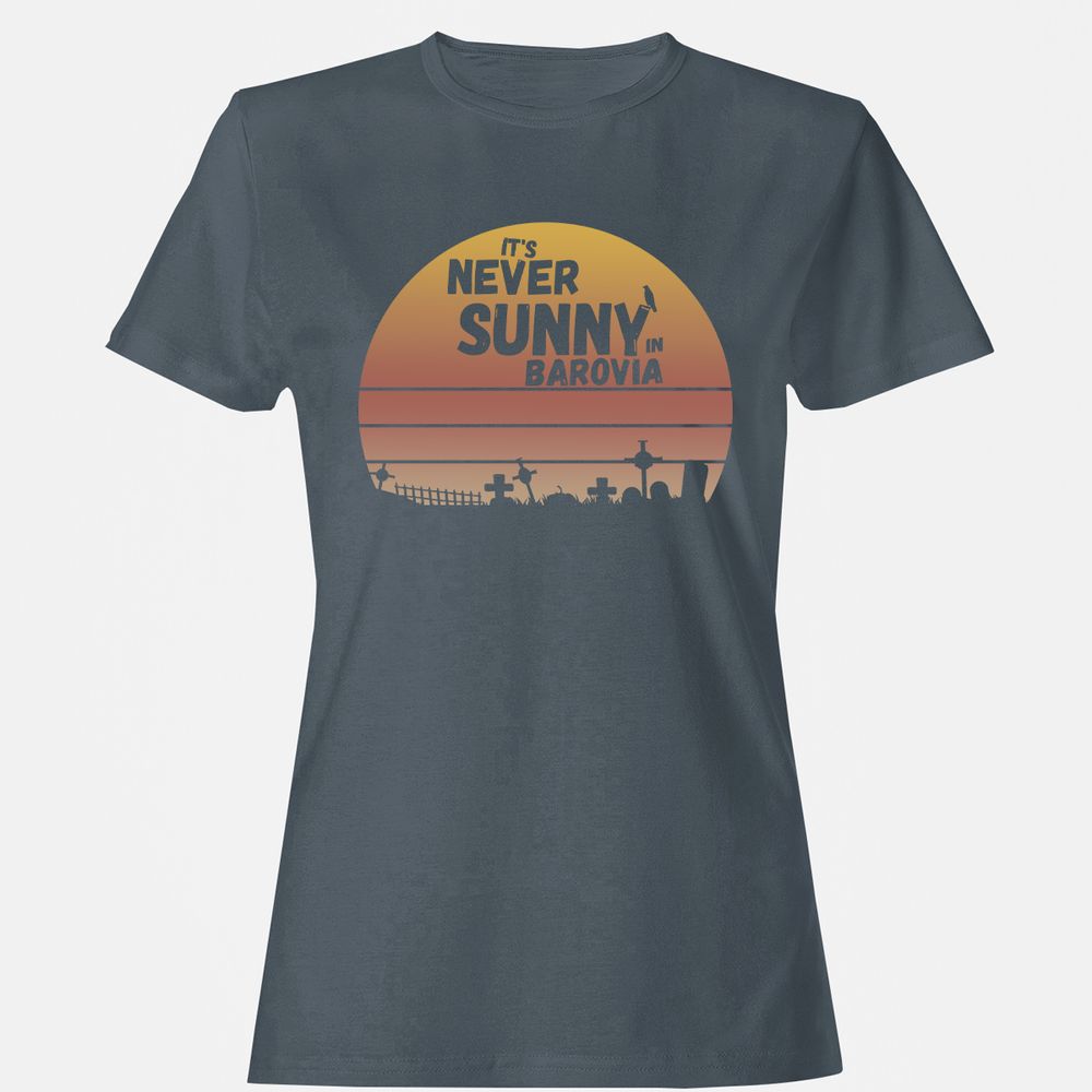 Vintage It's Never Sunny In Barovia Women's T-Shirt - Charcoal - 3