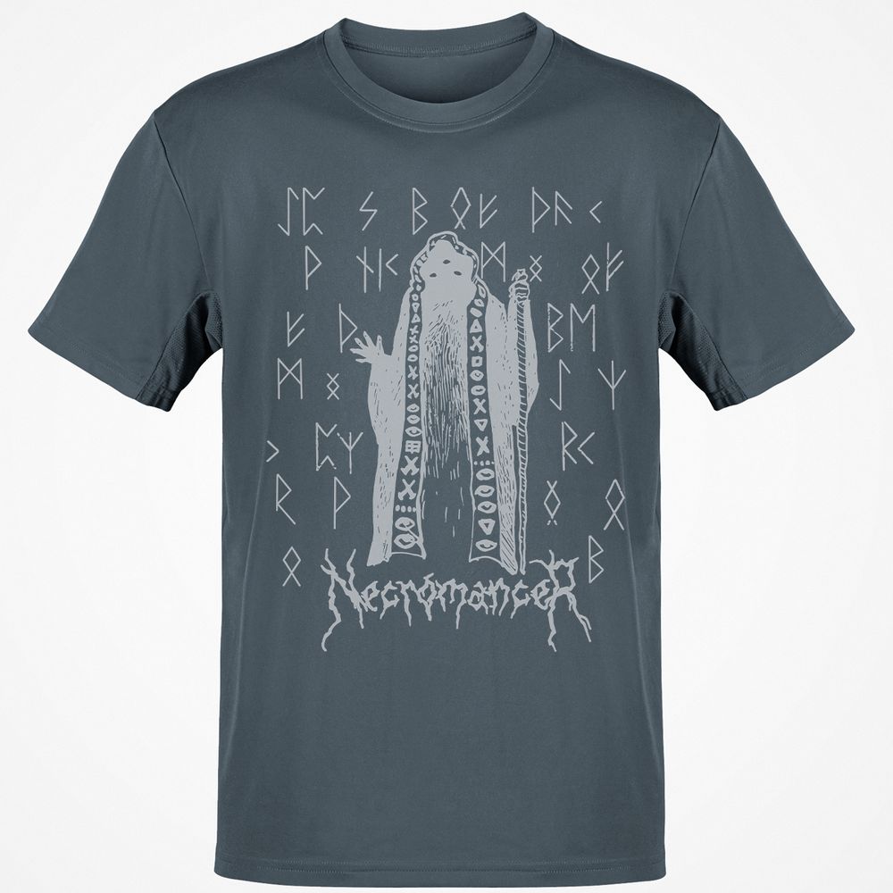 Necromancer Gothic RPG Classic Unisex T-Shirt - Charcoal - 3