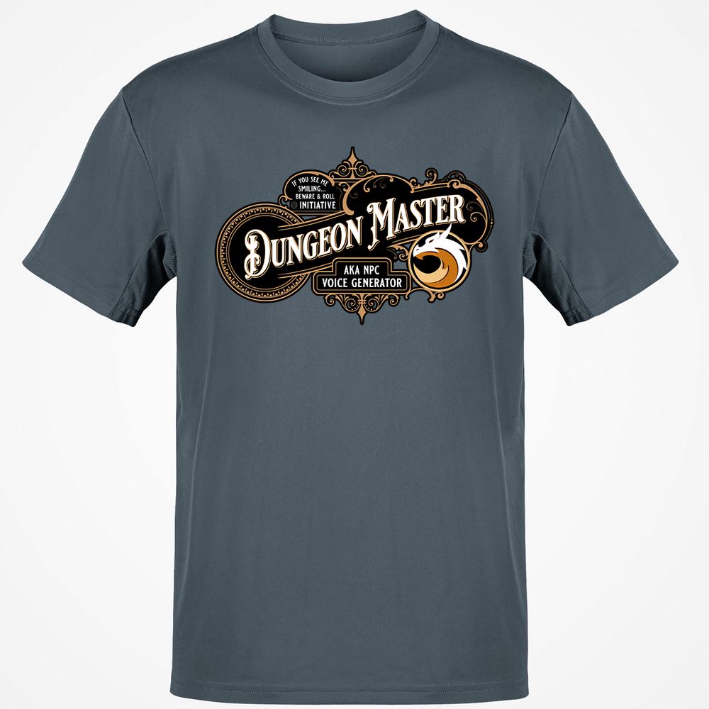 Dungeon Master Classic Unisex T-Shirt - Charcoal - 3