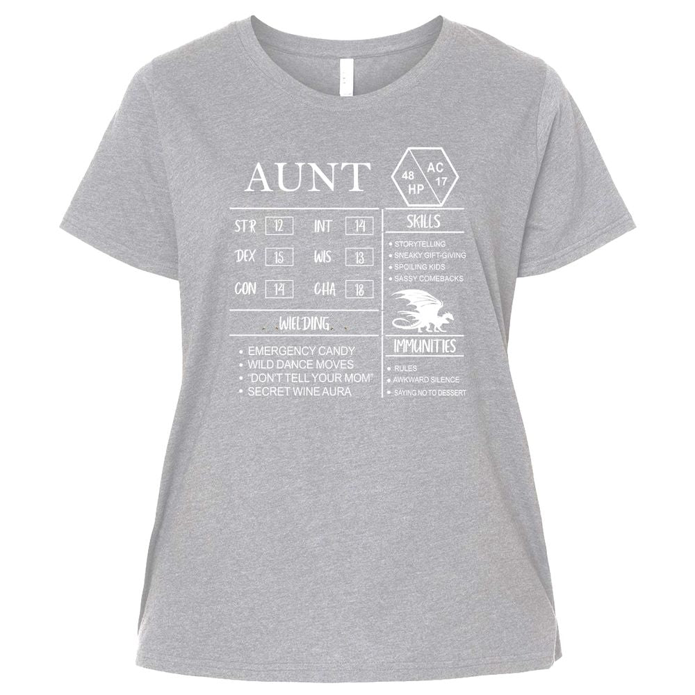 Aunt Stats Ladies Curvy Jersey - Heather - 3