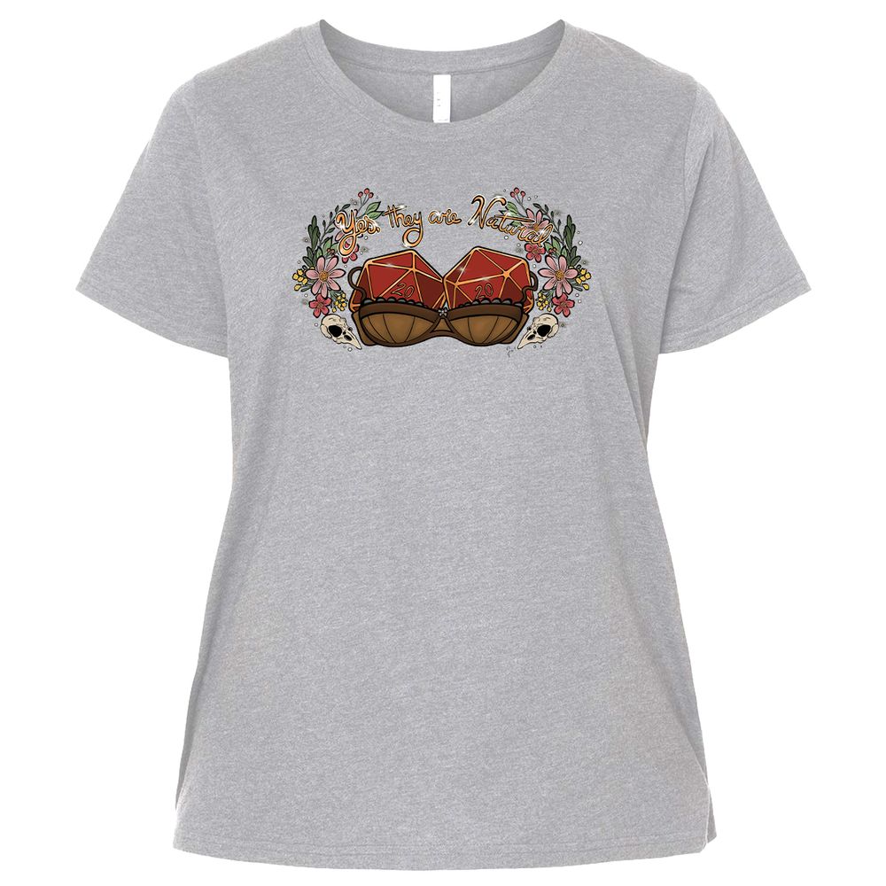 Yes They're Natural Ladies Curvy Jersey - Heather - 3