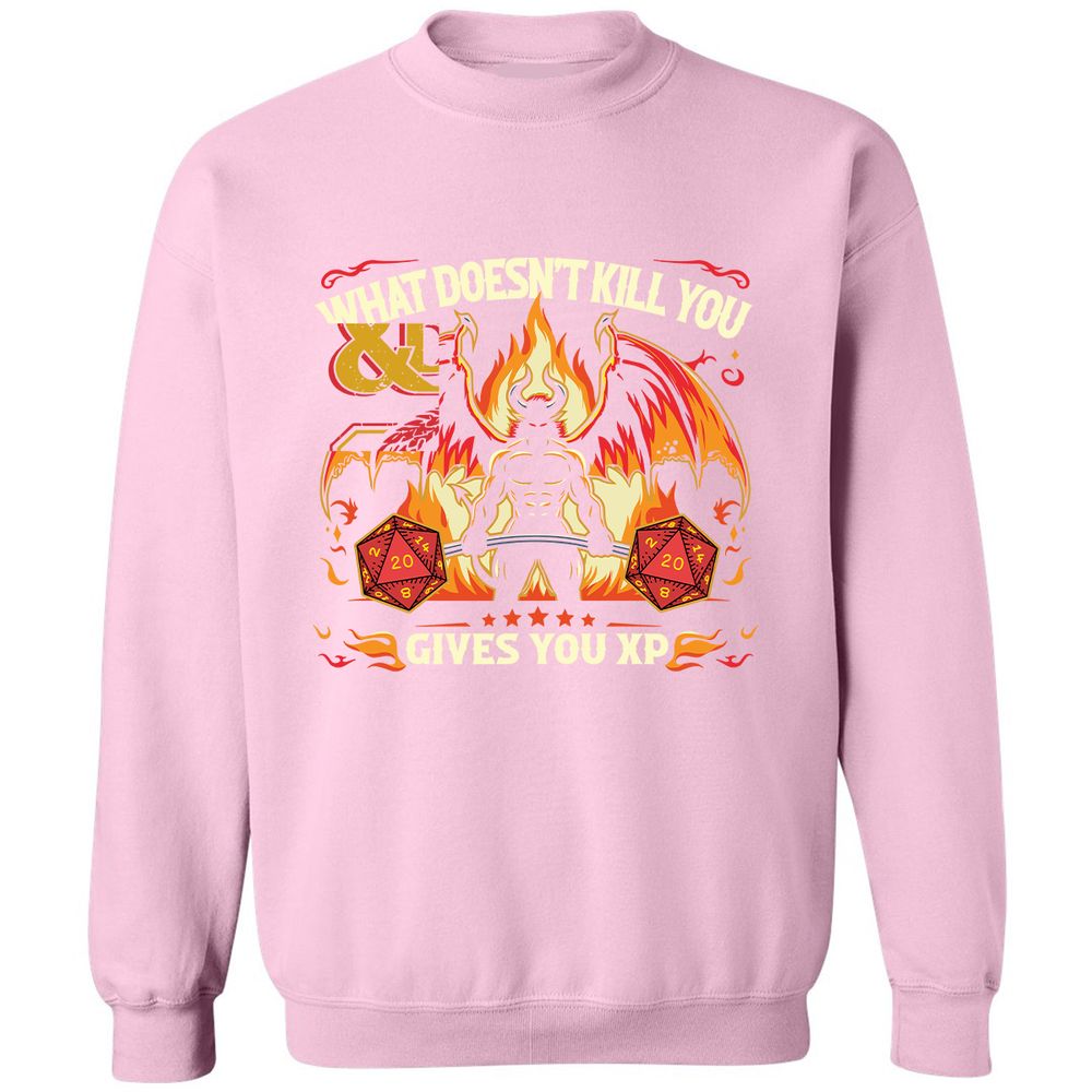 What Doesn’t Kill You Gives You XP - Light Pink - 3