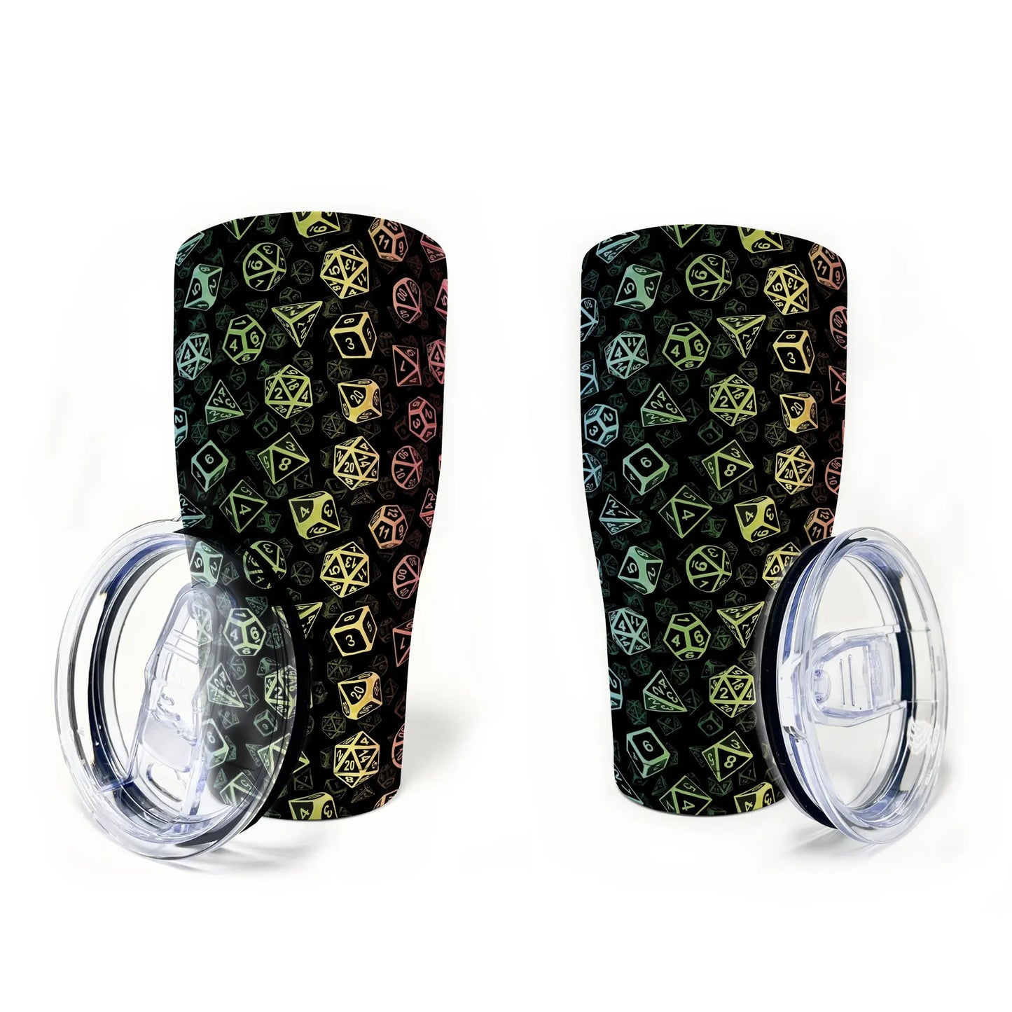 Classic Rainbow Dice Tumbler