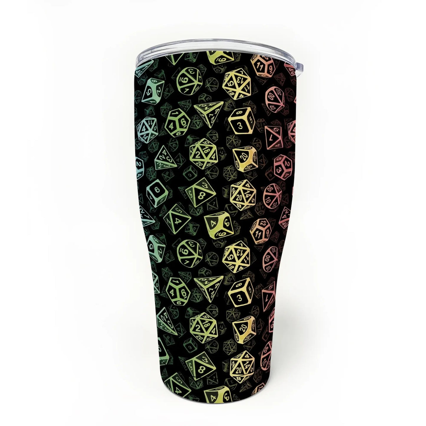 Classic Rainbow Dice Tumbler