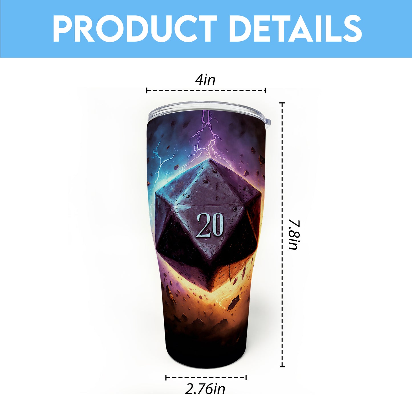 D20 Storm Tumbler
