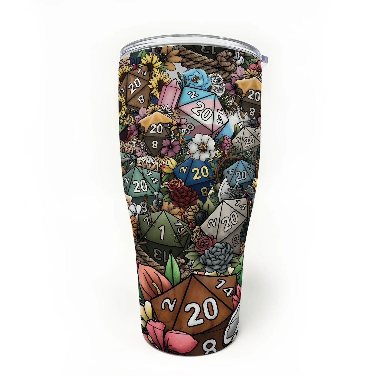 Flower Dice Tumbler