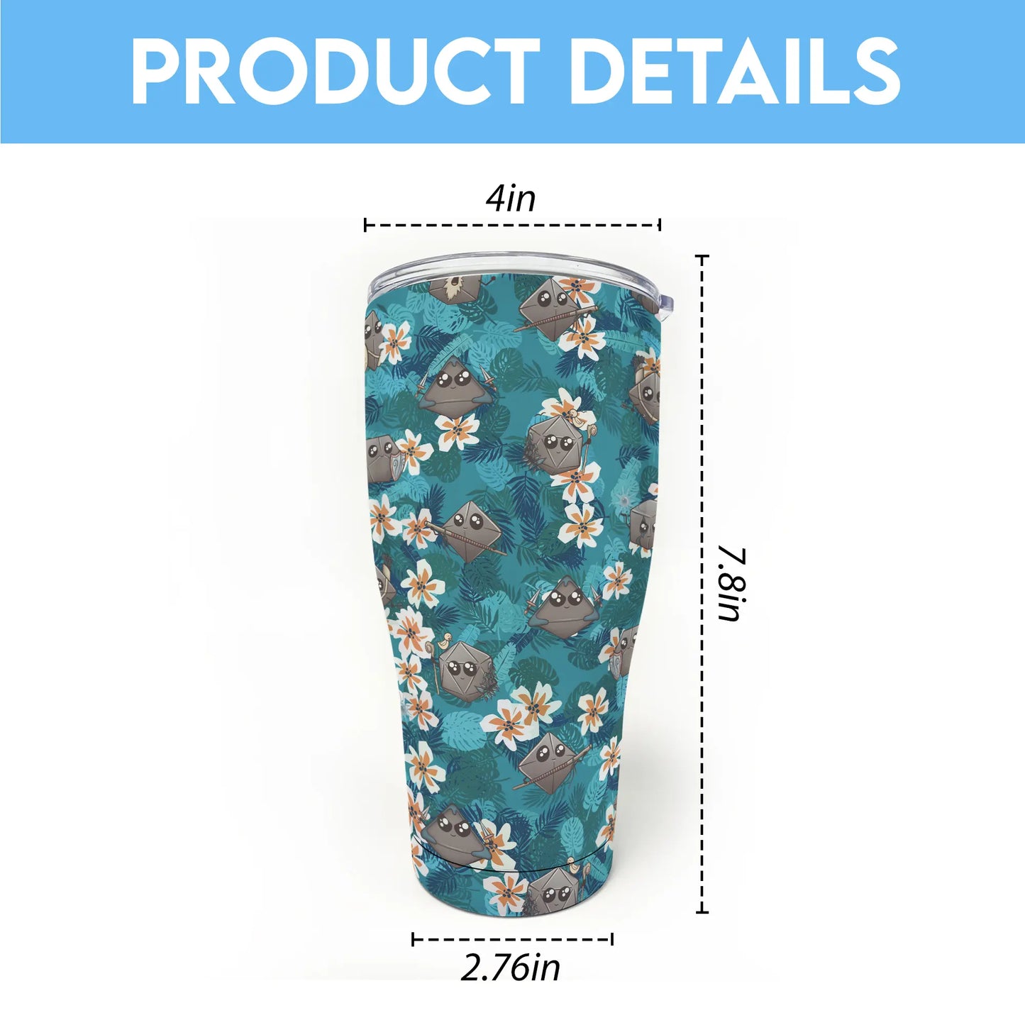 Kawaii Dices Tumbler