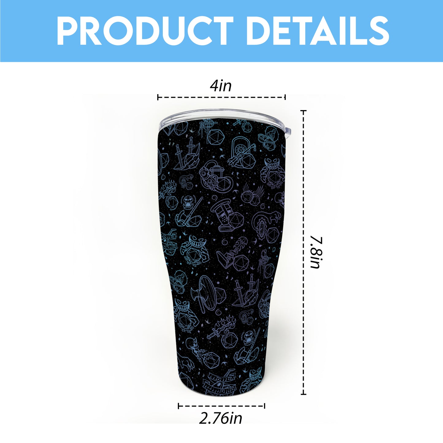 Multi Dice Classes Tumbler