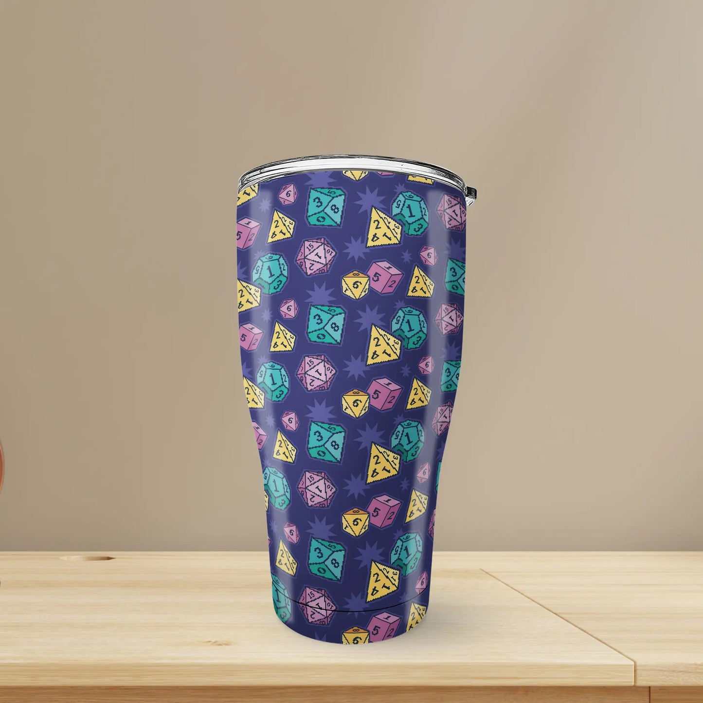 Pixel Dice Tumbler