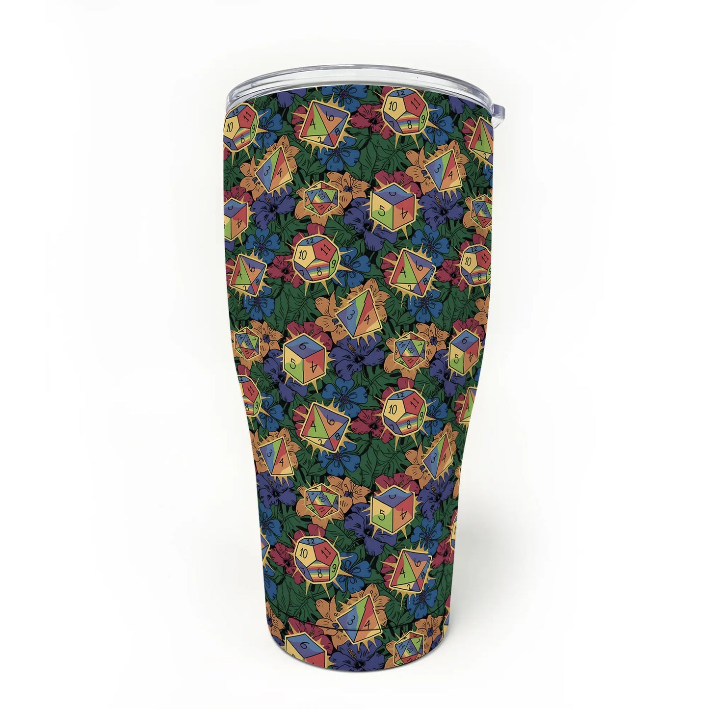 Rainbow Dice Tumbler