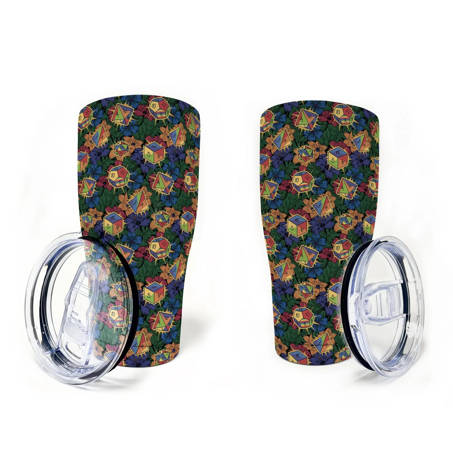 Rainbow Dice Tumbler