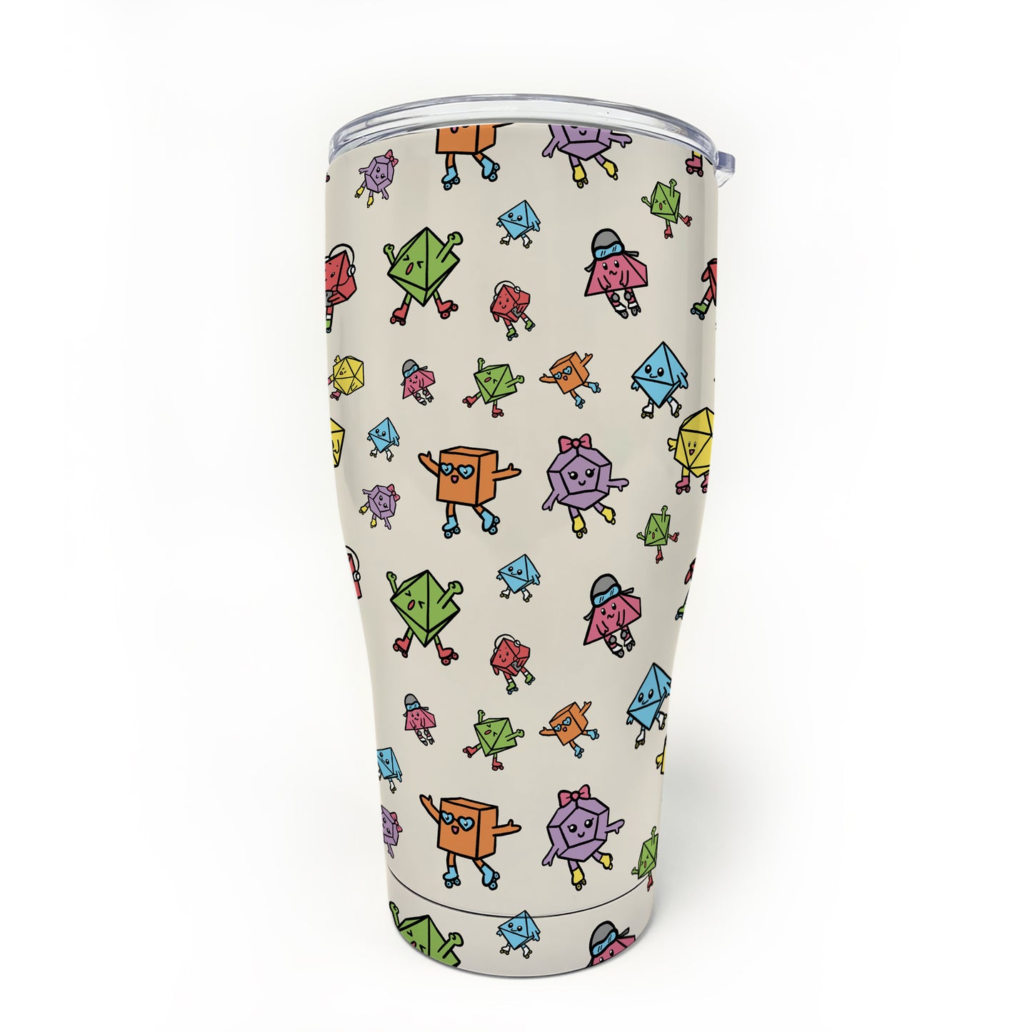 Rollerskating Dice Tumbler