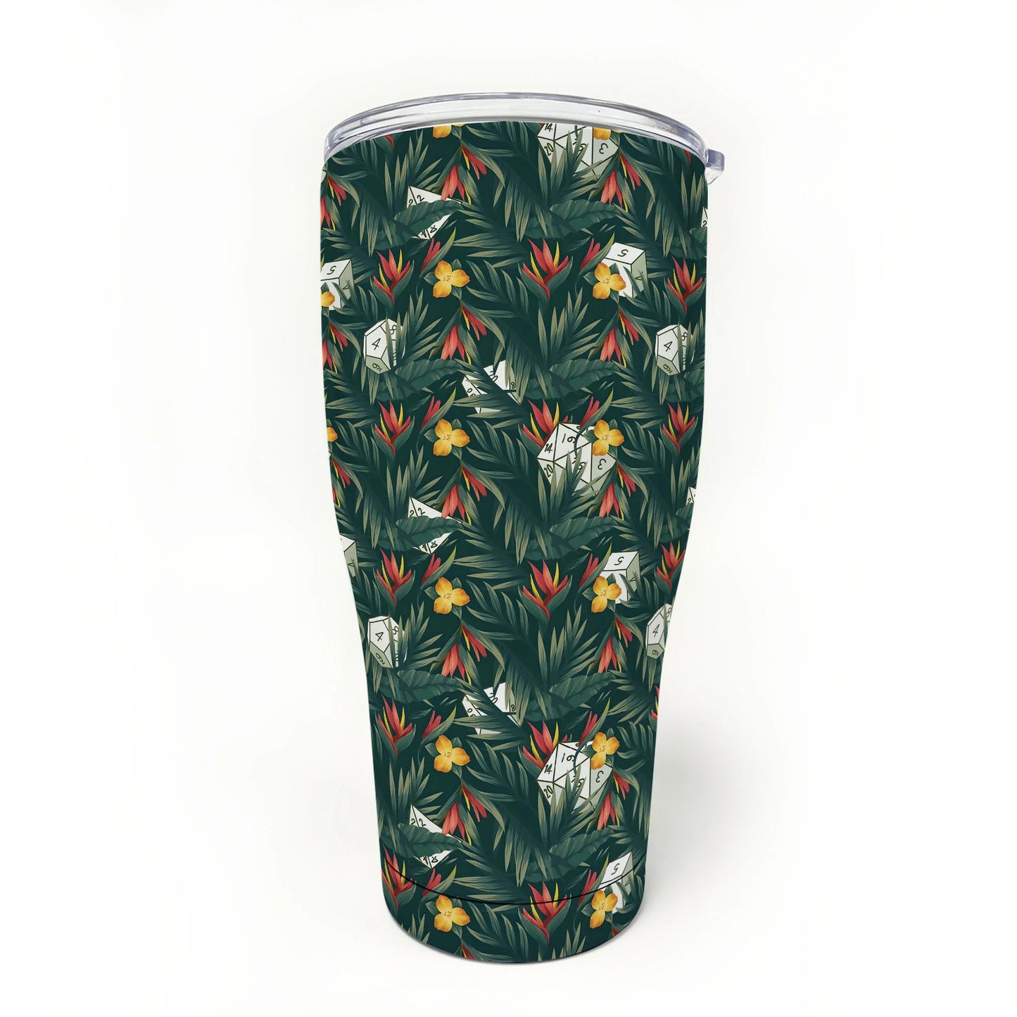 Tropical Dice Pattern Tumbler