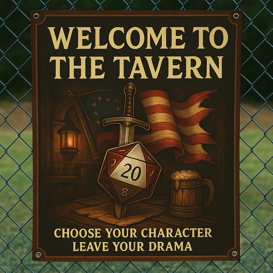 Welcome To The Tavern Flag