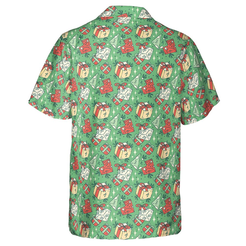 Christmas Dice Gift Hawaiian Shirt -  - 3